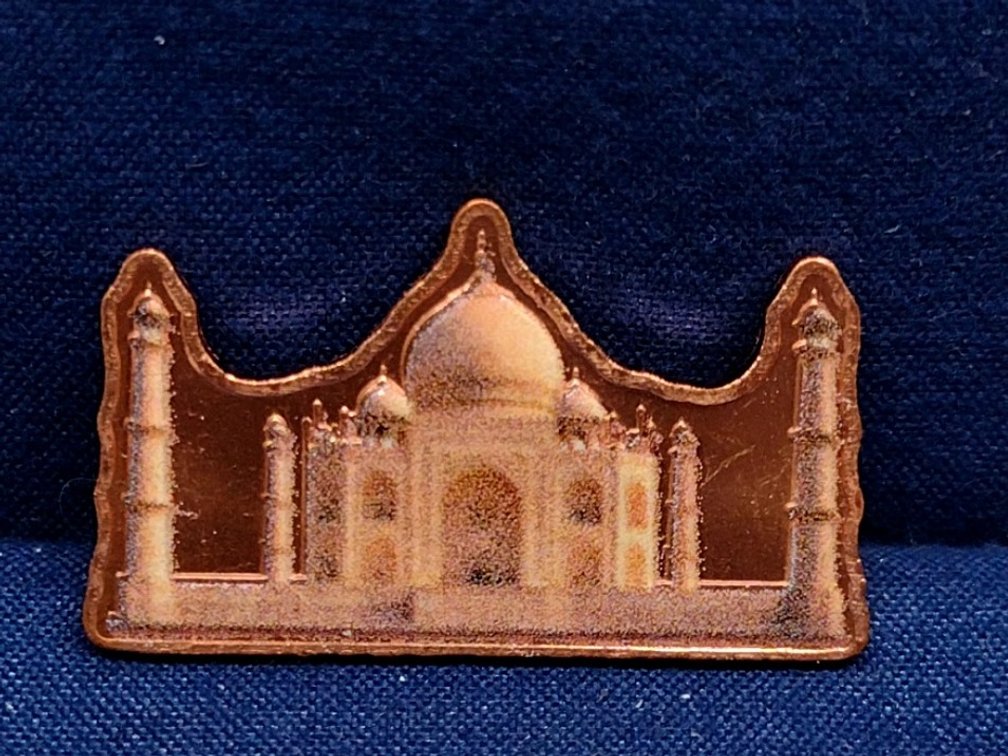 5 Grams Copper Piece-Taj Mahal