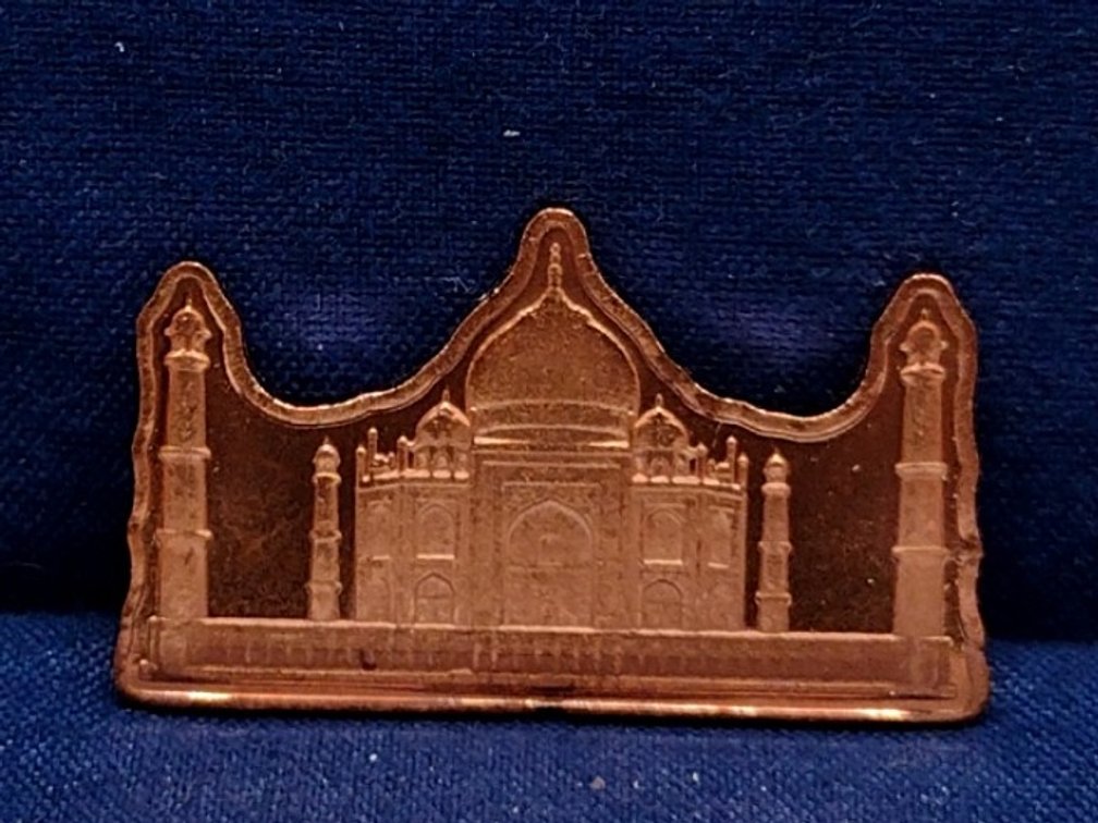 5 Grams Copper Piece-Taj Mahal