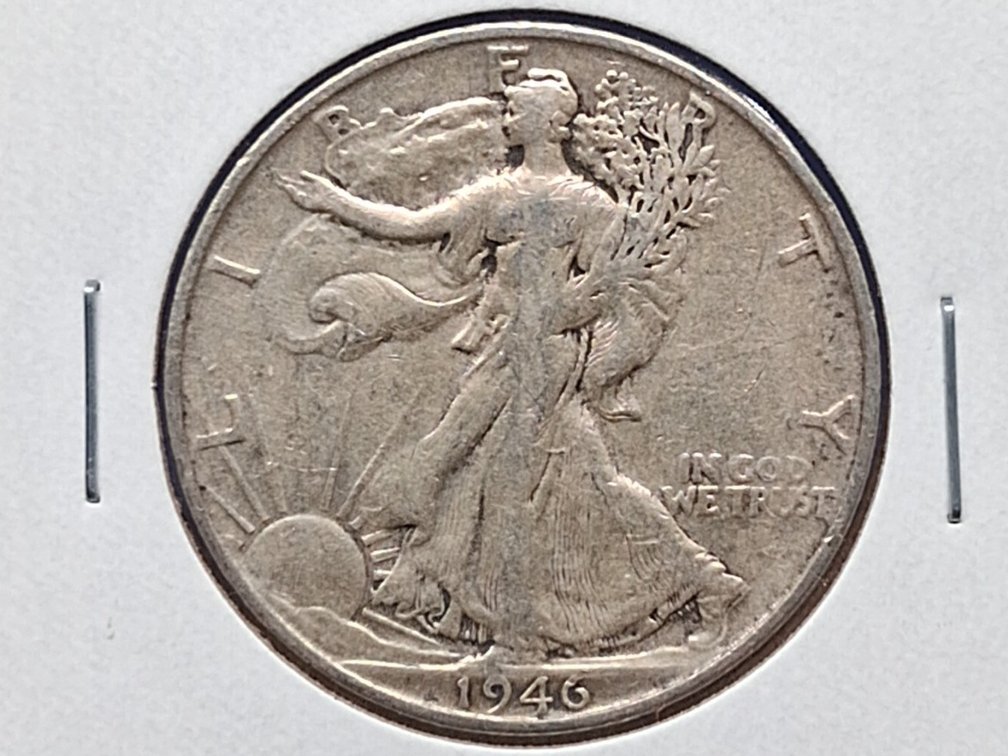 1946 S Walking Liberty Half Dollar Coin