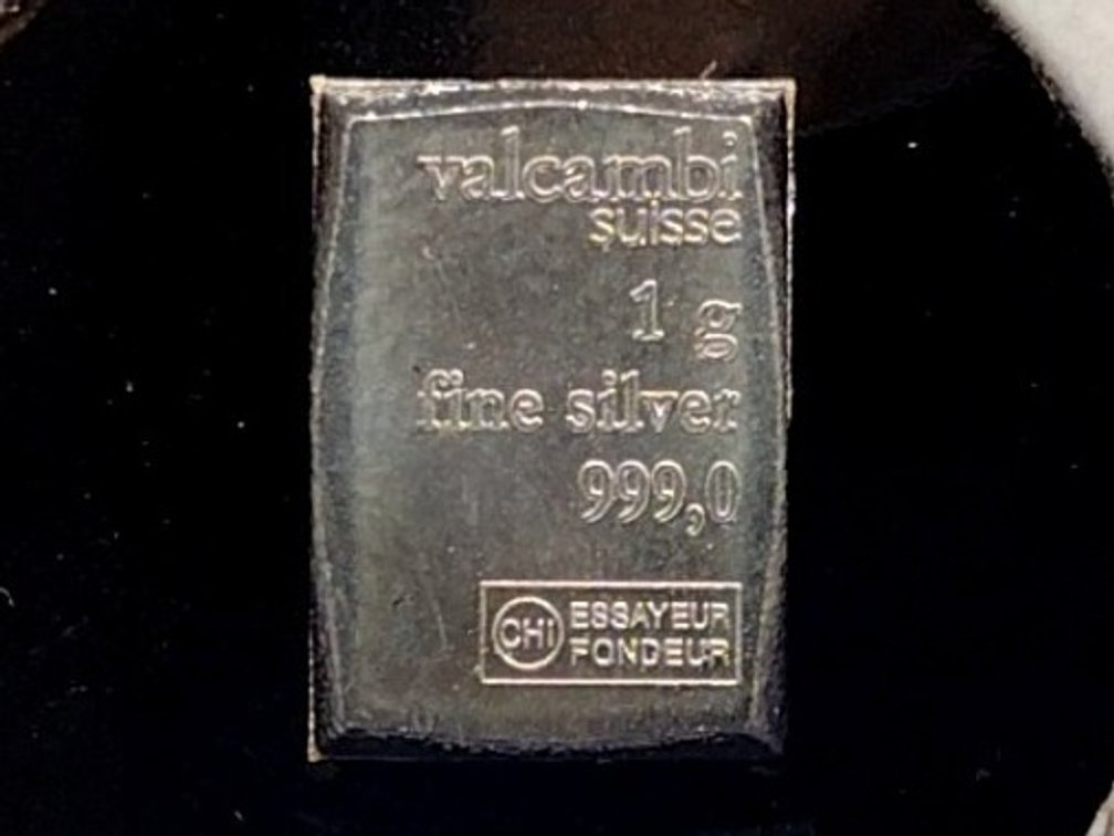 1 Gram .999 Silver Bar