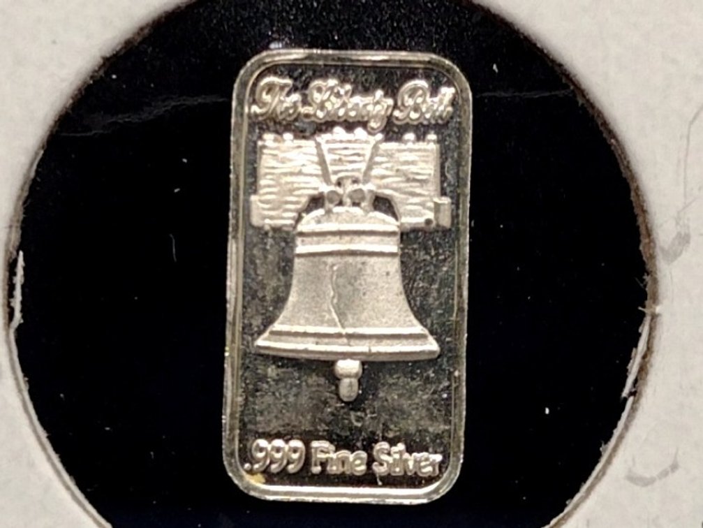 1 Gram .999 Silver Bar