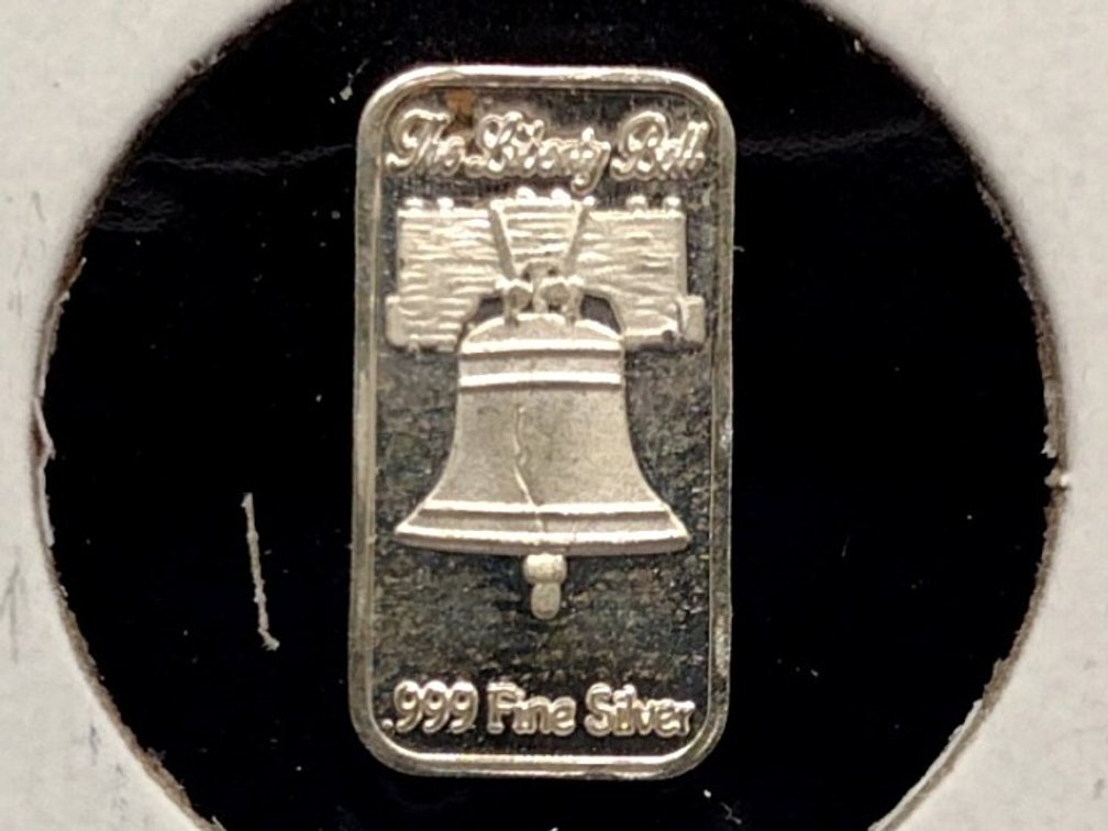 1 Gram .999 Silver Bar