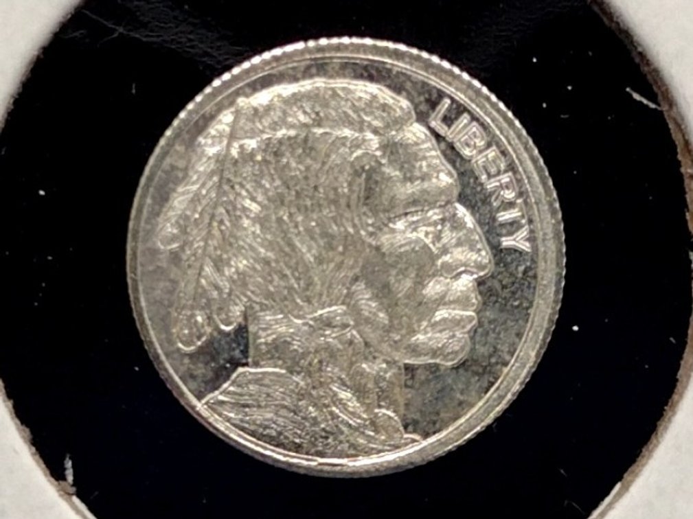 1 Gram .999 Silver Round