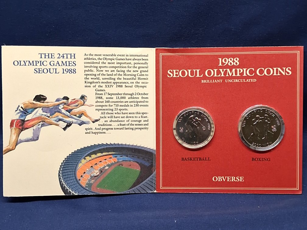 1988 Seoul Olympic Coins Panel