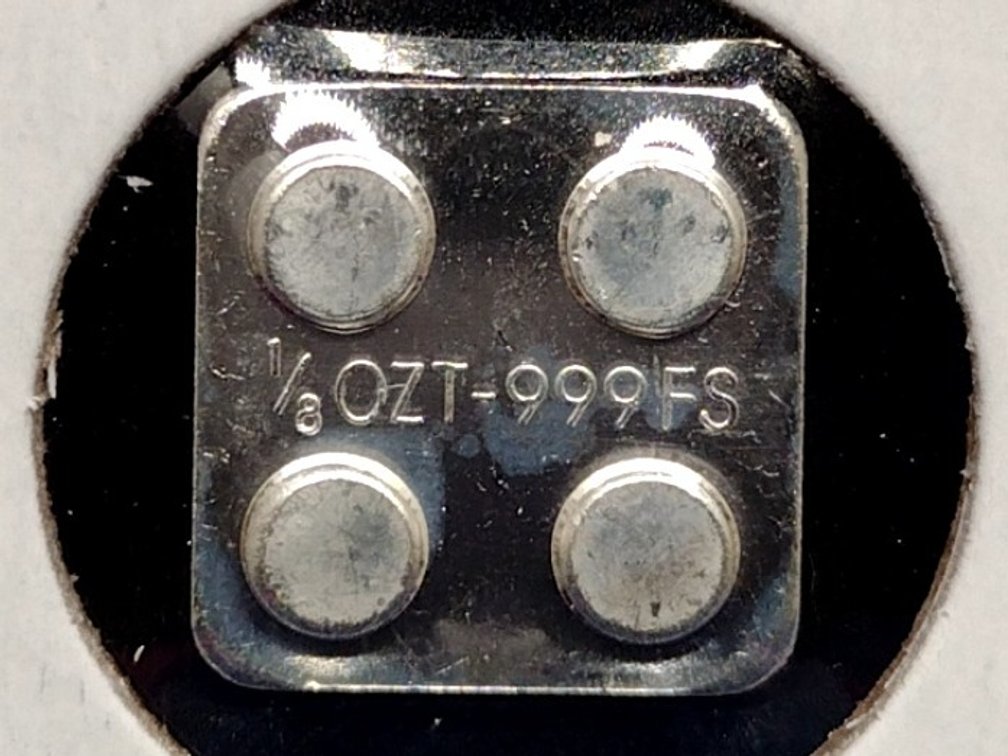 1/8oz .999 Silver Bar