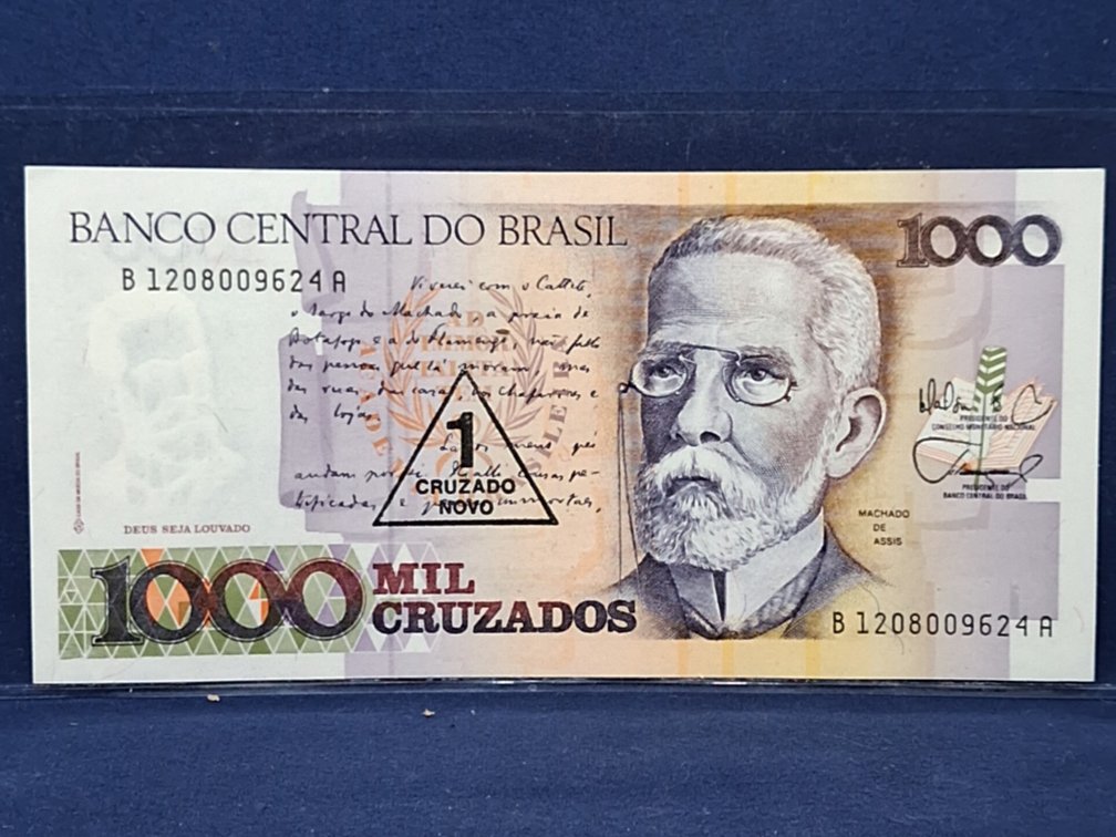 1989 Crisp Unc Brazil 1 Cruzado