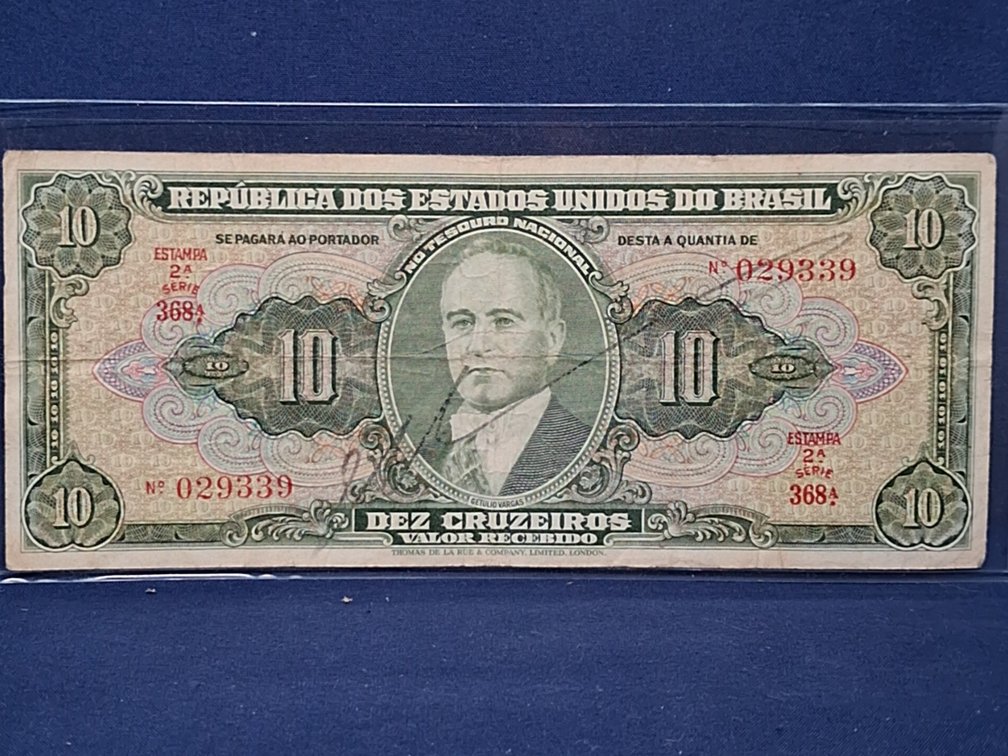 ND(1950) Brazil 10 Cruzeiros