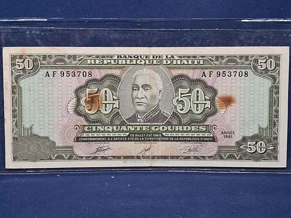 1991 Haiti 50 Gourdes
