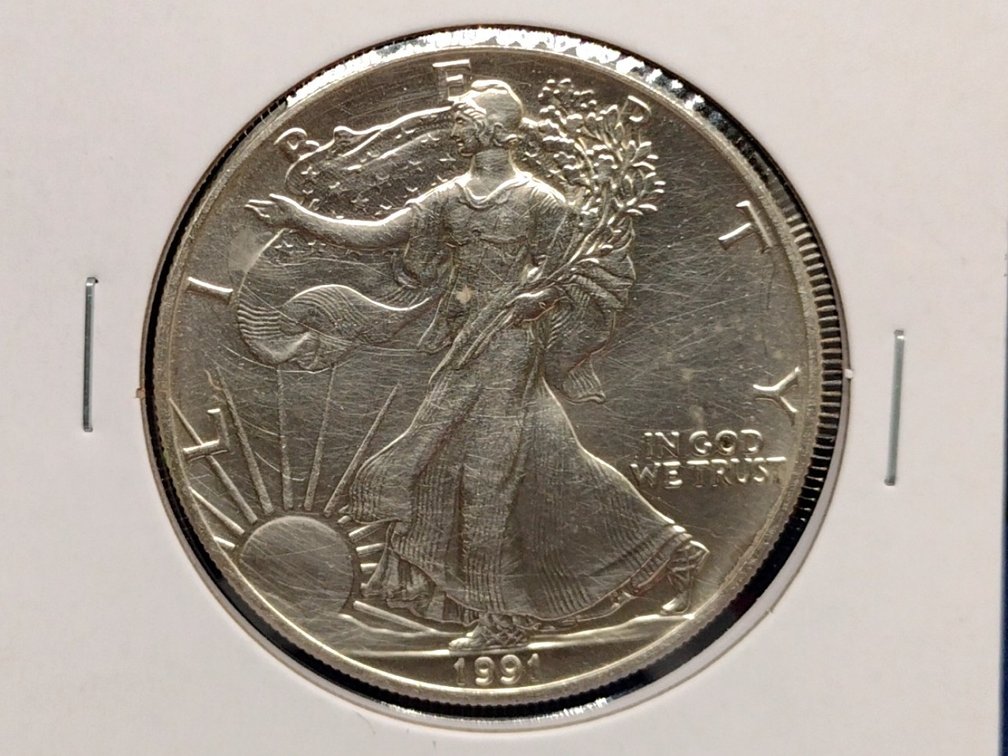 1991 American Silver Eagle Coin
