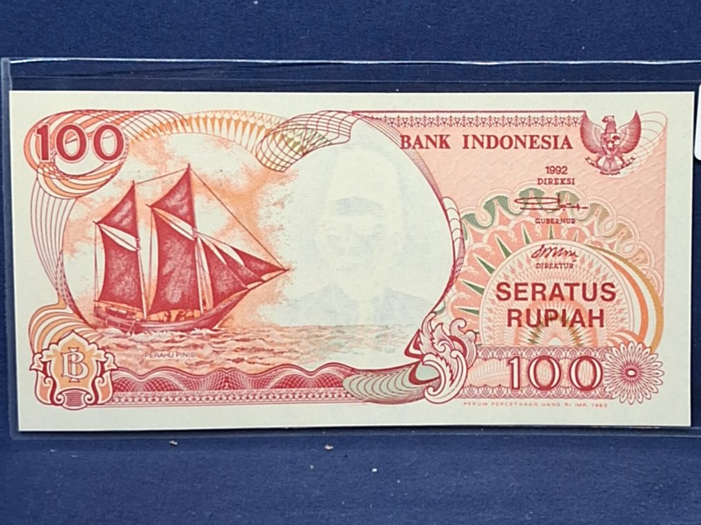 1992 Crisp UNC Indonesia 100 Rupiah