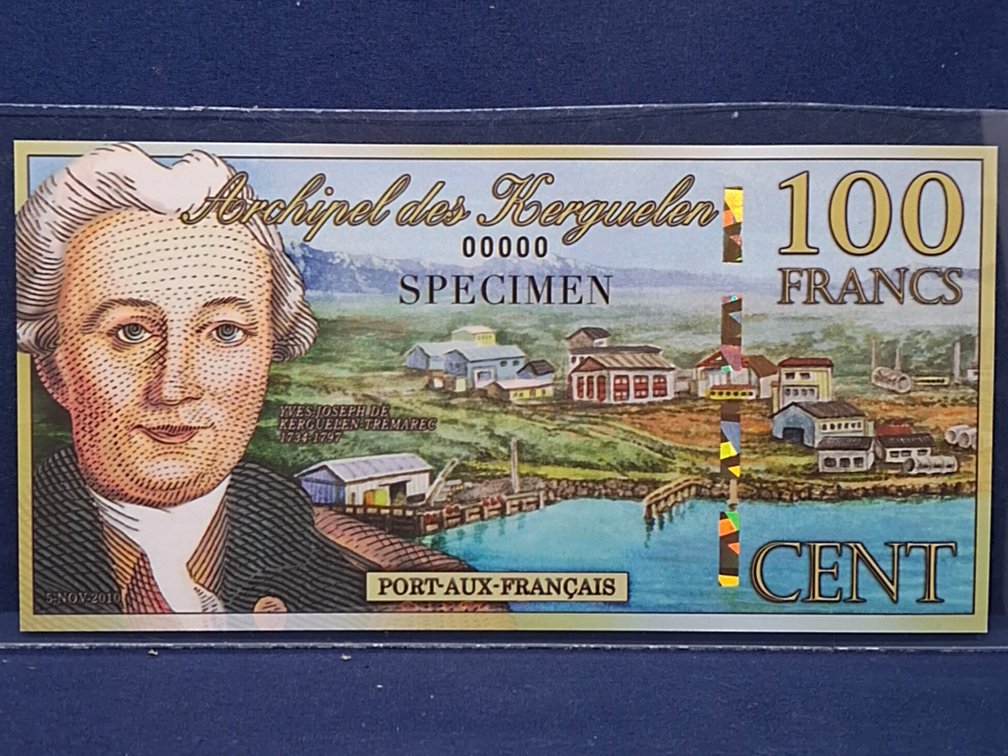 2010 Crisp UNC Kerguelen Islands 100 Francs
