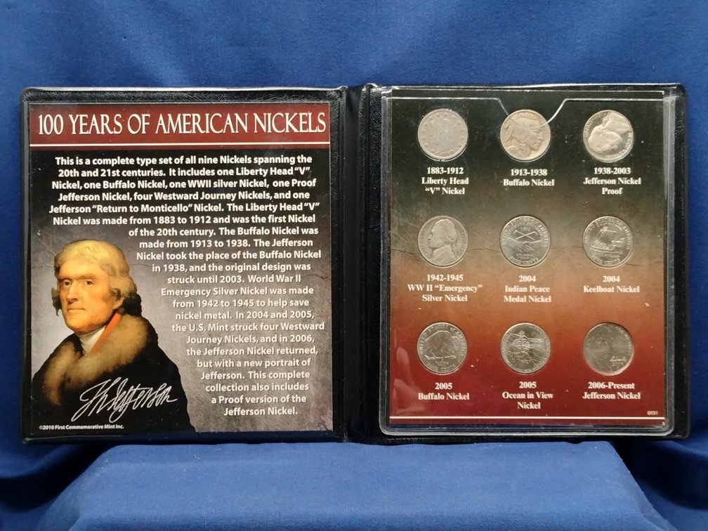 100 Years Of American Nickels Panel