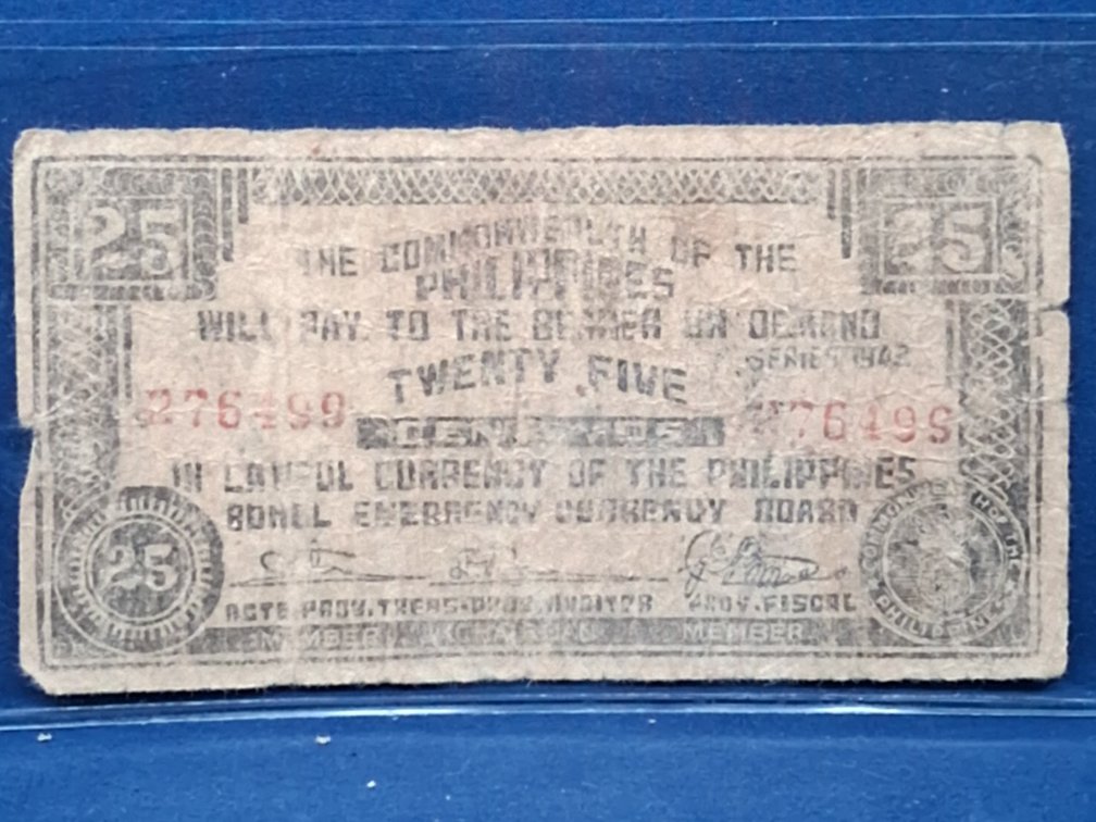 1942 Philippines 25 Centavos