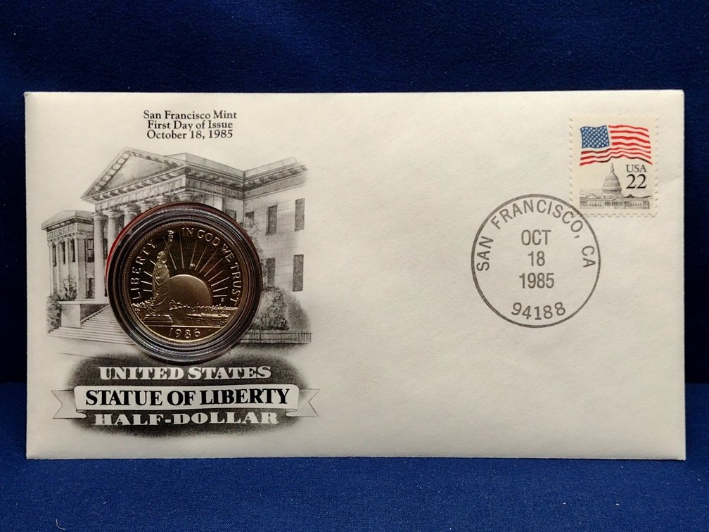 1986 S Proof Statue Of Liberty First Day Cover