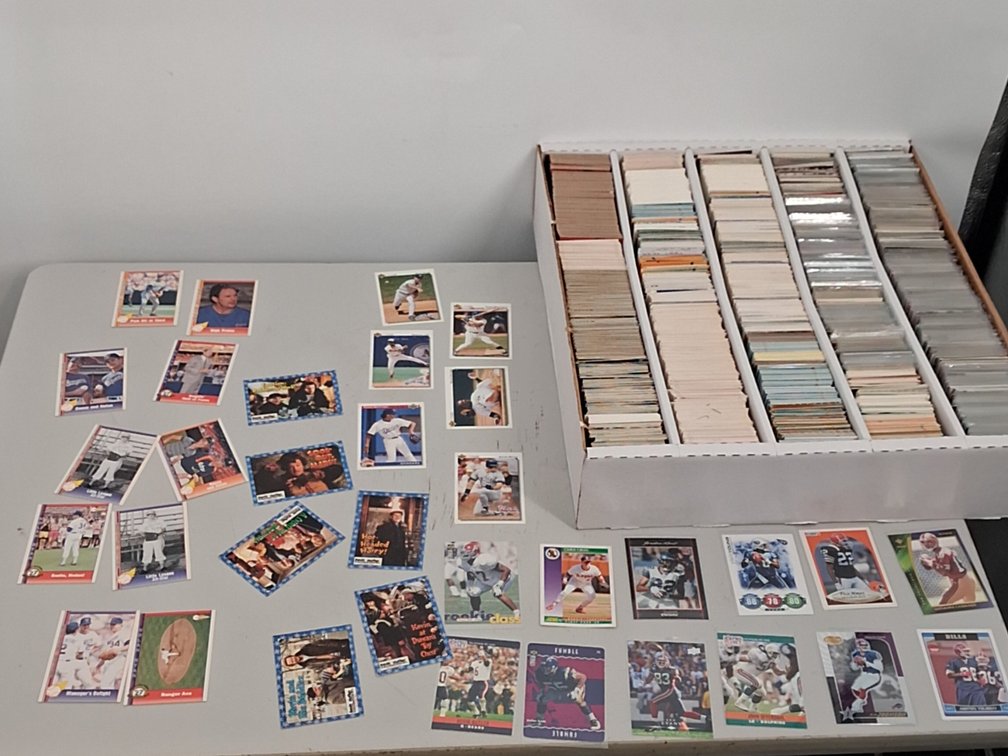 monster box of Football, Baseball,