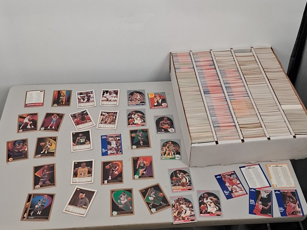 monster box of Basketball cards