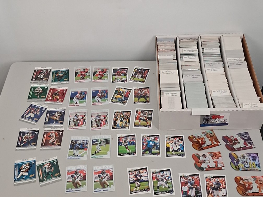monster box of Football cards