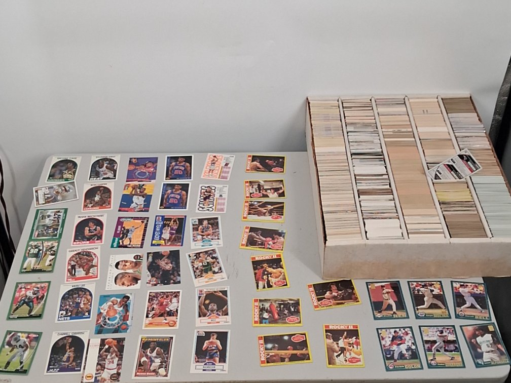 monster box of Baseball, Rocky II, Basketball