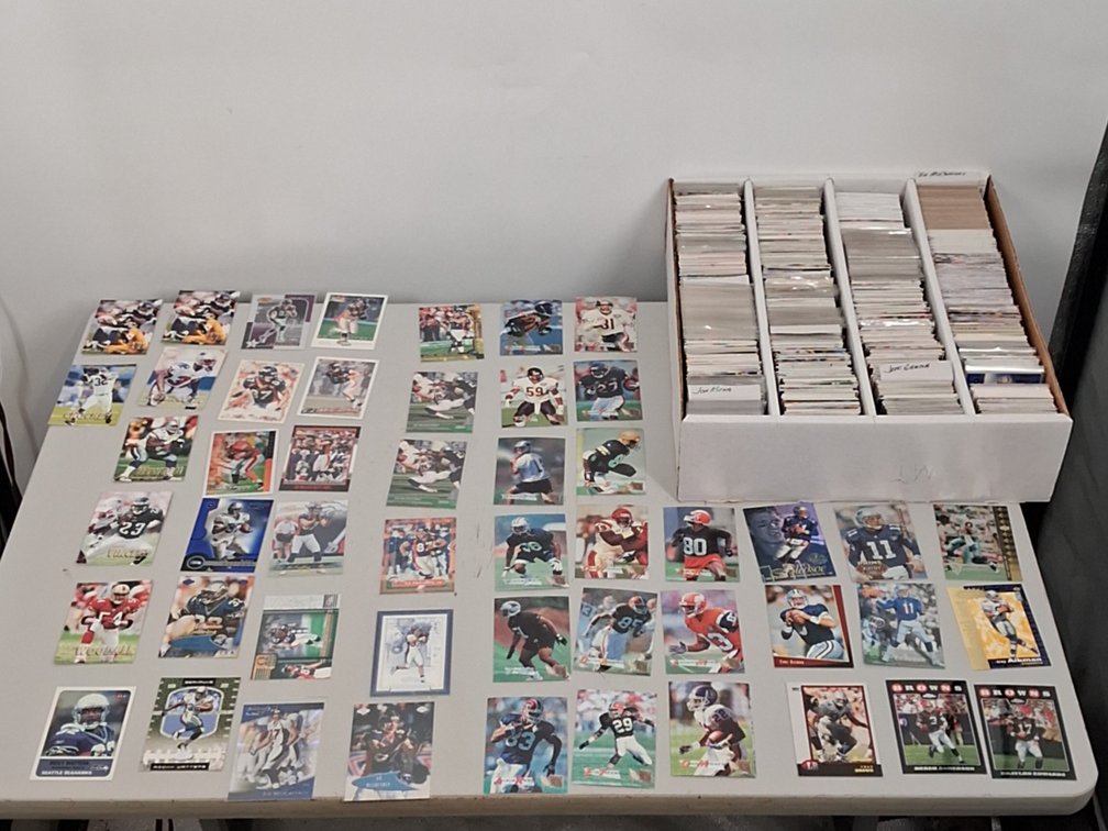 monster box of Football cards