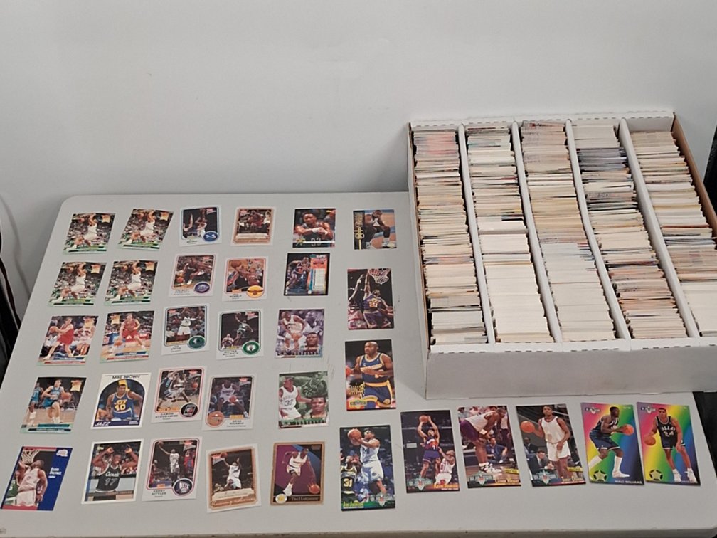 monster box of Basketball cards
