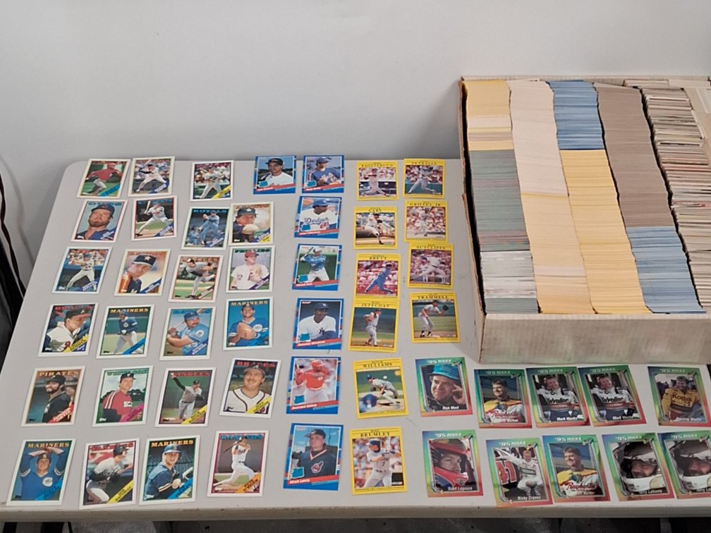 monster box of NASCAR and Baseball