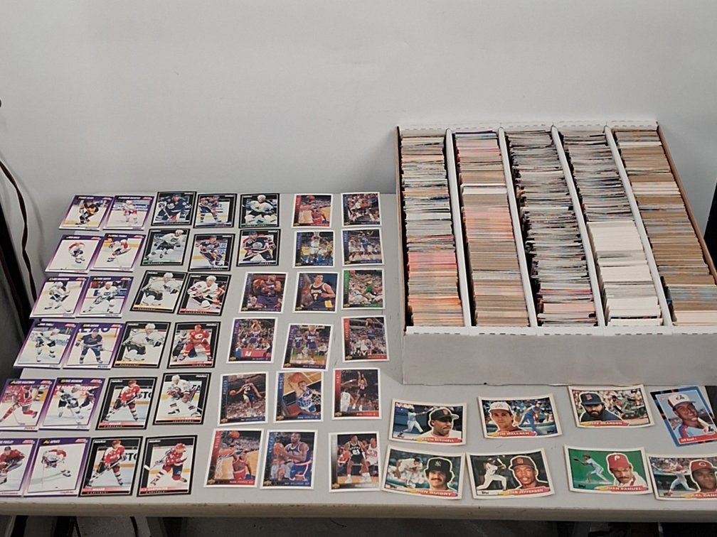 monster box of Hockey, Baseball and Basketball