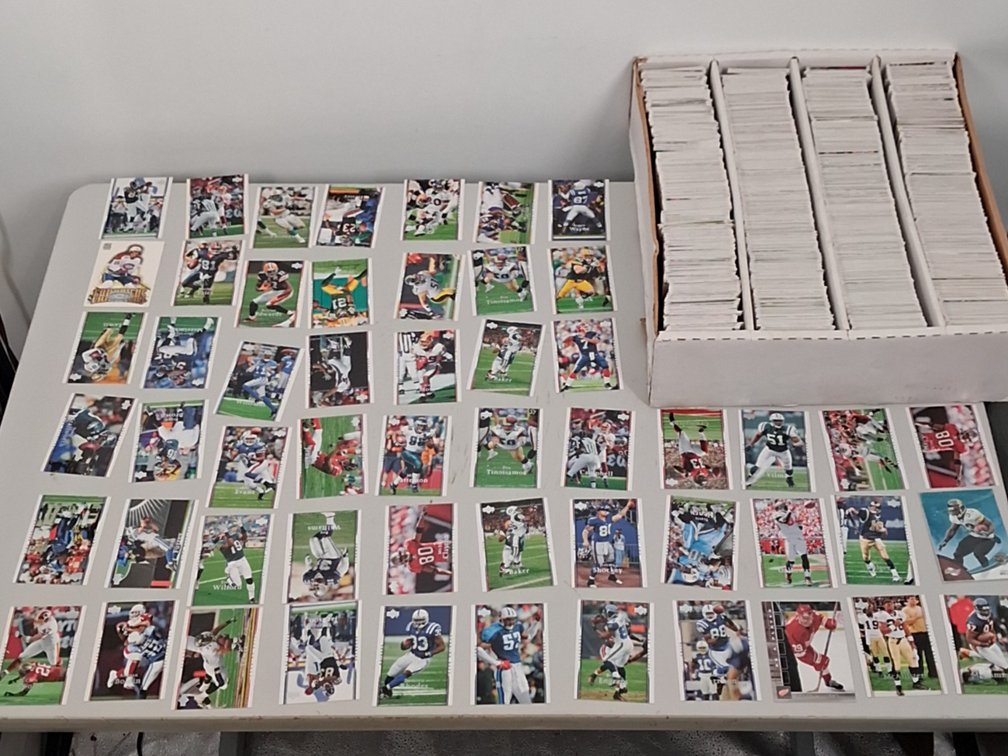 monster box of Football and little amount of
