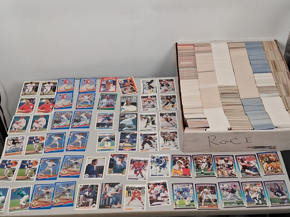 monster box of Football, Hockey and Baseball