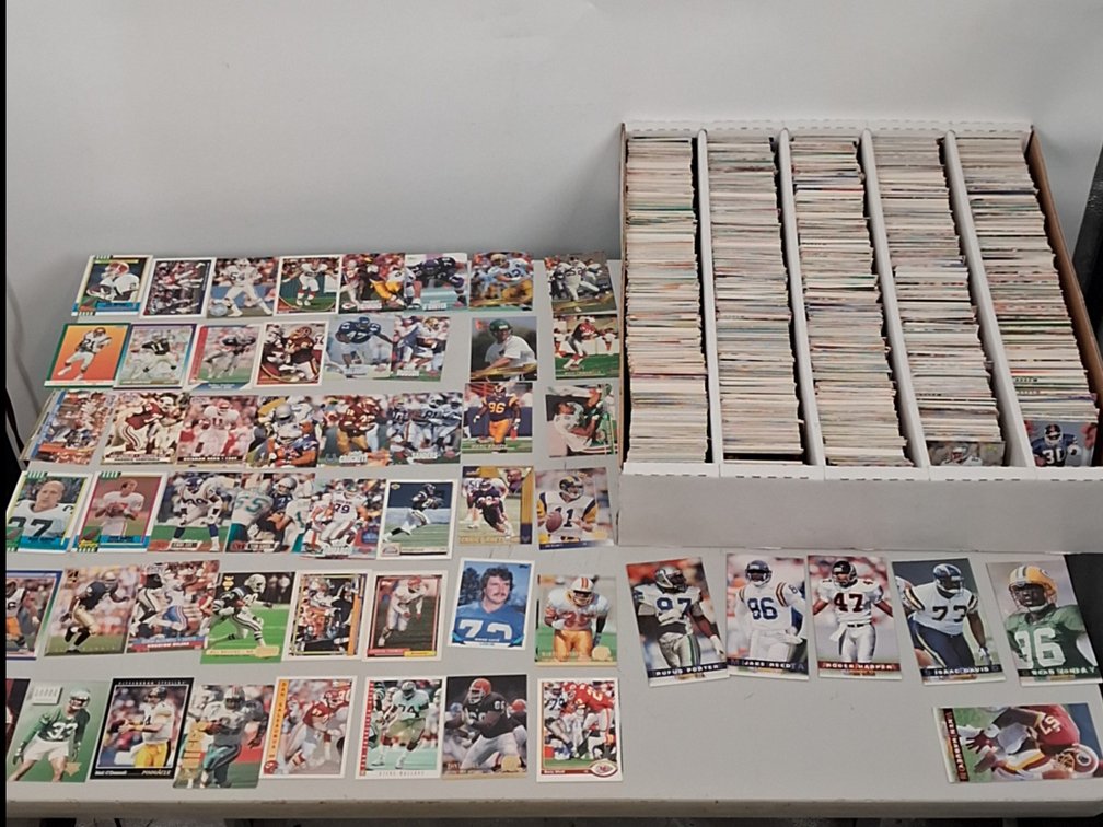 monster box of Football cards