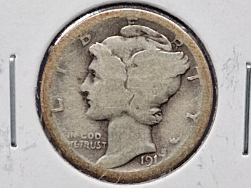 1917 S Mercury Dime Coin