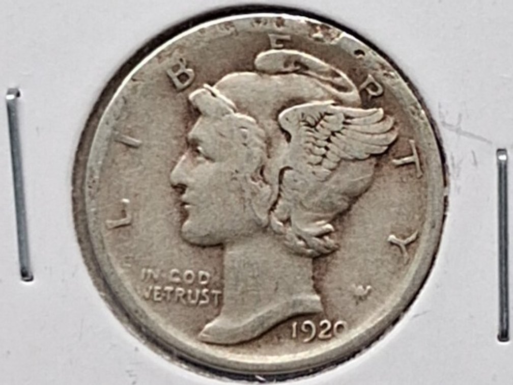 1920 Mercury Dime Coin