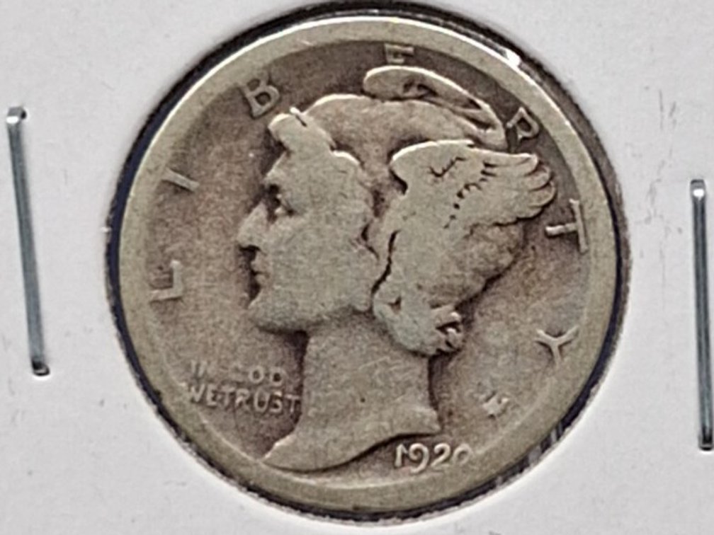 1920 D Mercury Dime Coin
