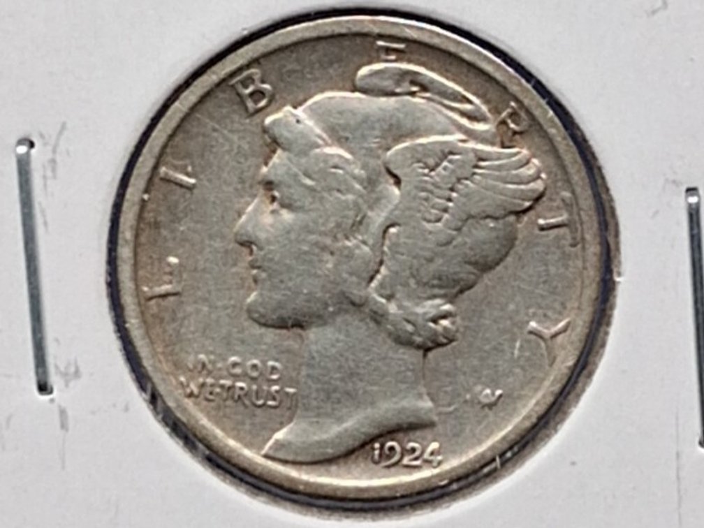 1924 Mercury Dime Coin