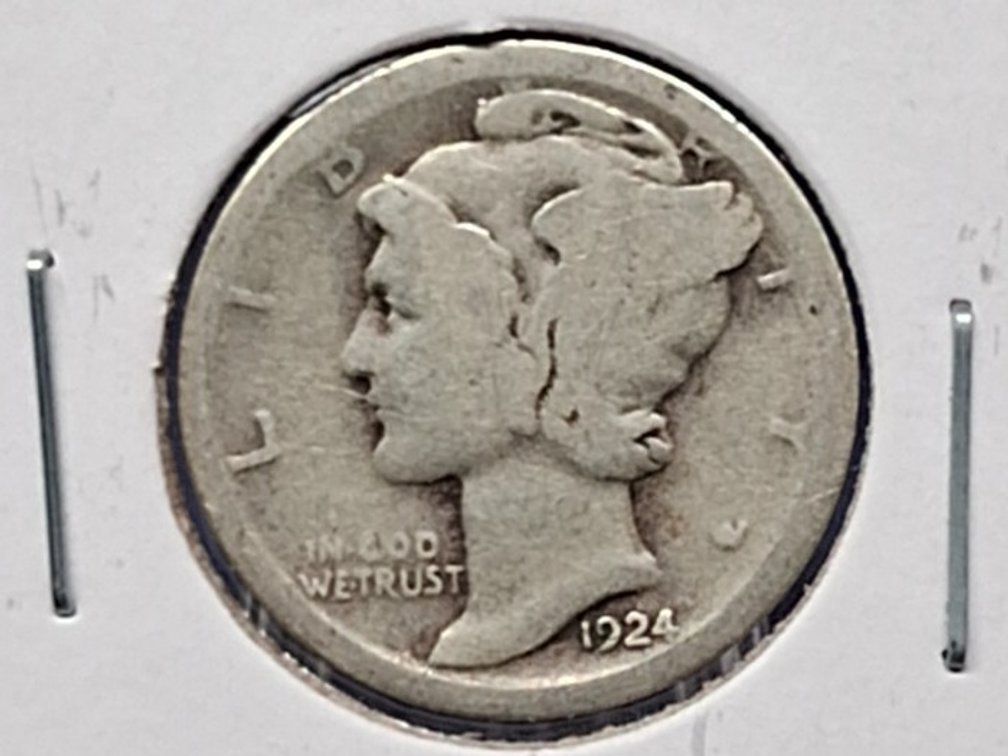 1924 D Mercury Dime Coin