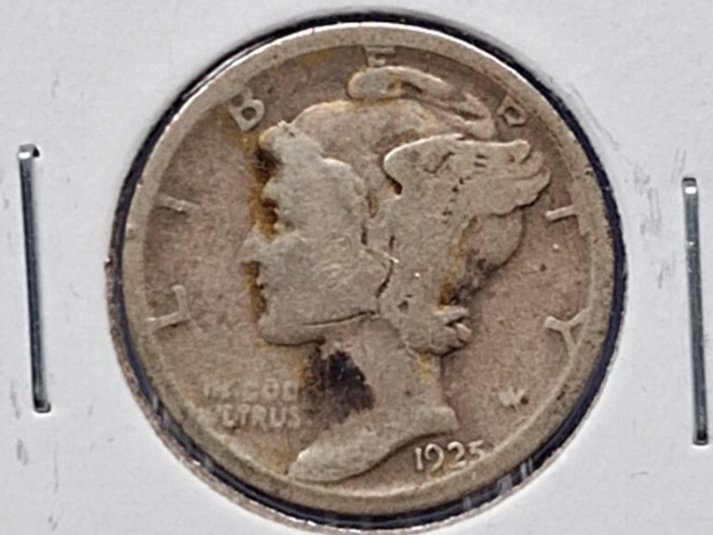 1925 D Mercury Dime Coin