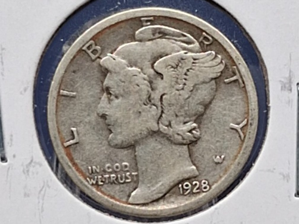 1928 Mercury Dime Coin