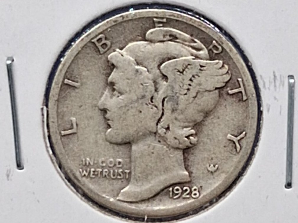 1928 S Mercury Dime Coin