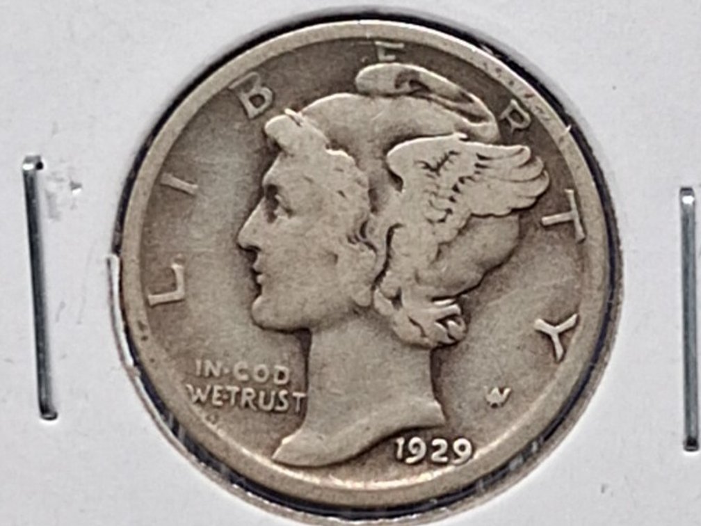 1929 D Mercury Dime Coin