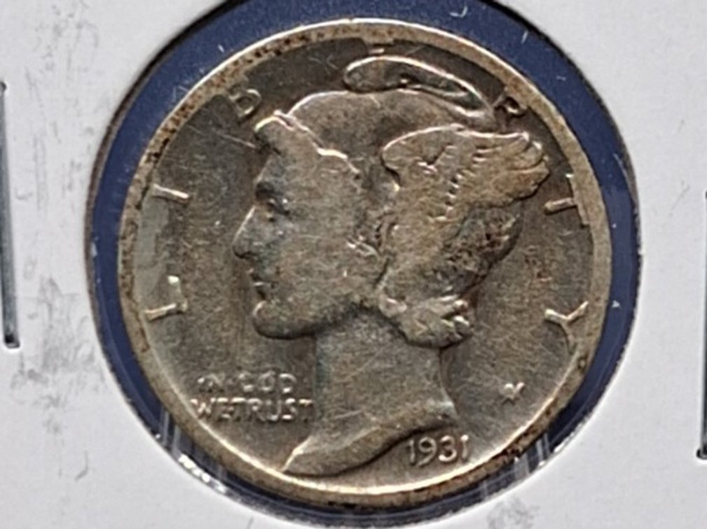 1931 Mercury Dime Coin