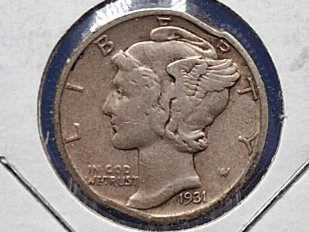 1931 D Mercury Dime Coin