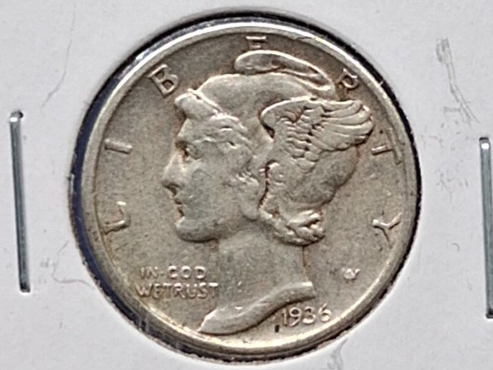 1936 Mercury Dime Coin