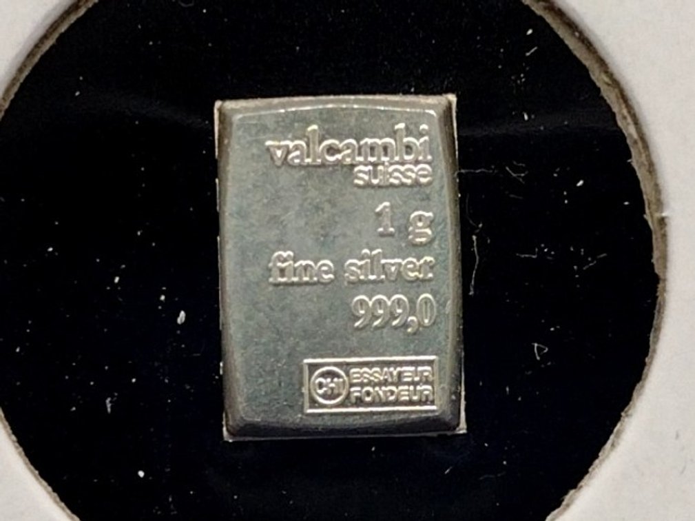 1 gram .999 fine silver bar