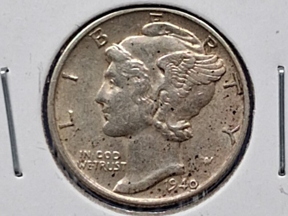 1940 Mercury Dime Coin