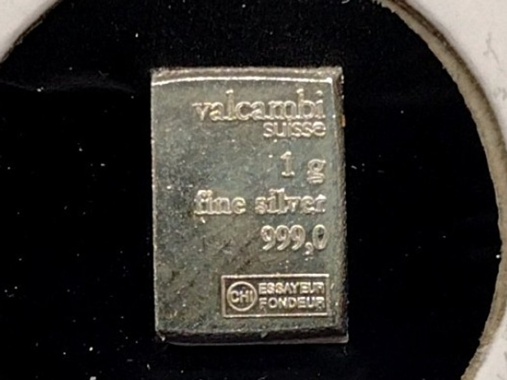 1 gram .999 fine silver bar