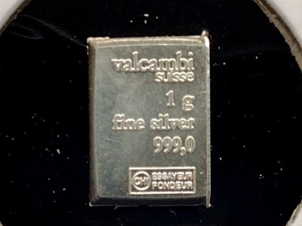 1 gram .999 fine silver bar