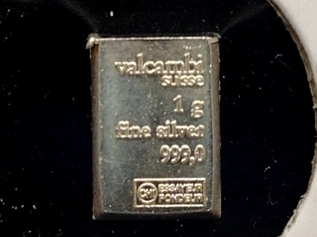 1 gram .999 fine silver bar