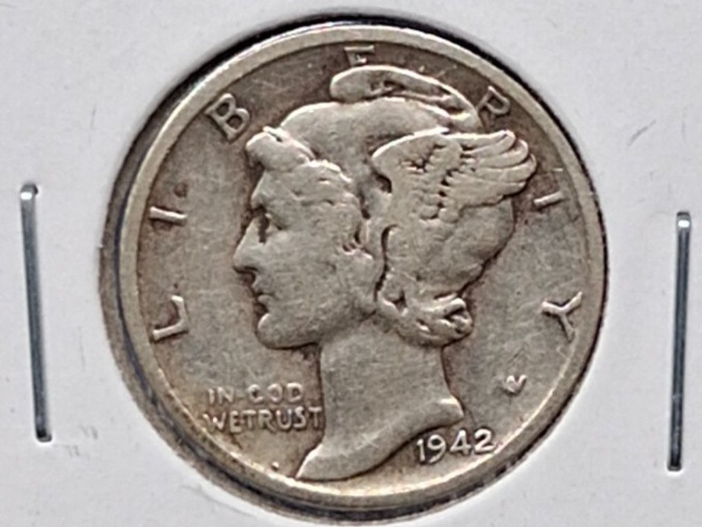1942 S Mercury Dime Coin
