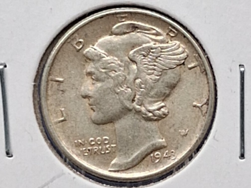 1943 Mercury Dime Coin