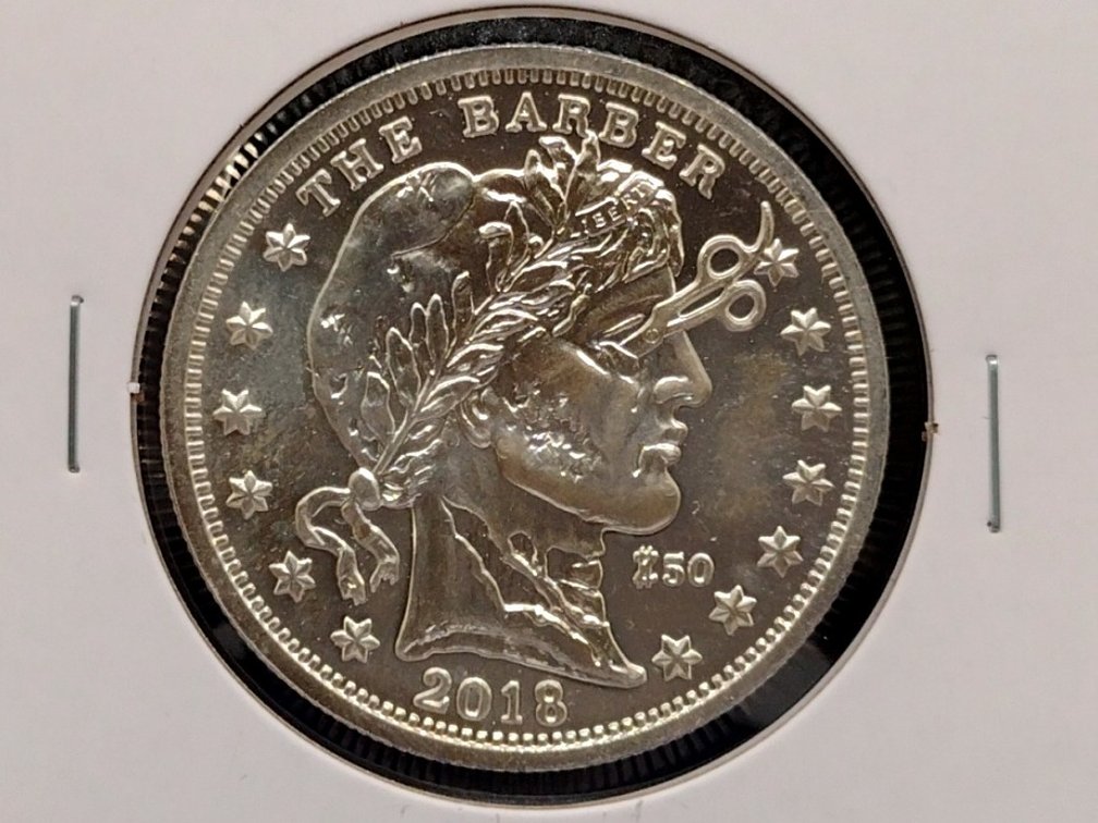 1 oz. .999 fine silver round