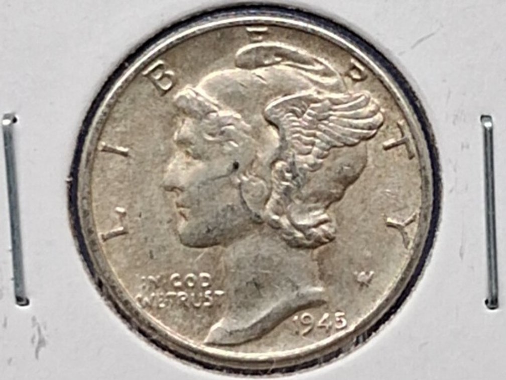 1945 Mercury Dime Coin